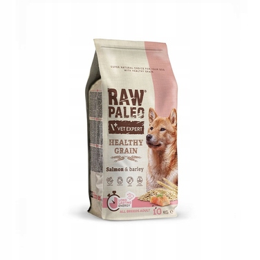 Сухий корм для собак Raw Paleo Healthy Grain Adult з лососем, 10 кг