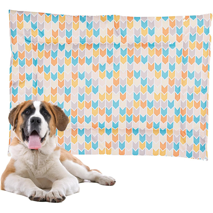 Підкладка для переноски для собак Downtown Pet Supply, 73,7 x 50,8 см, водовідштовхувальна, Ripstop Nylon, міцна та придатна для прання в машині, розмір M (Chevron, L 3 x B 3 x H 3 см)