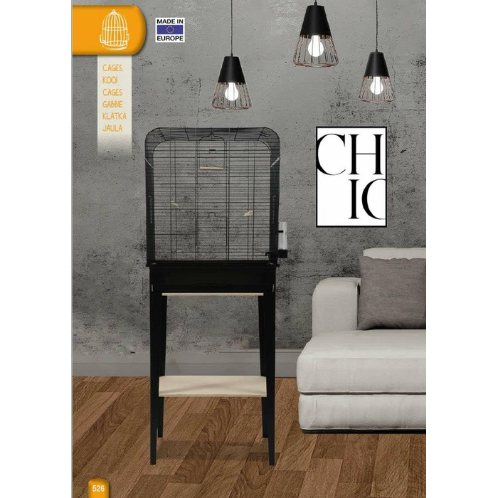 Клітка для гризунів Zolux ZO-104180BLC, меблевий дизайн, розмір S, 38x24,5x113 см, біла