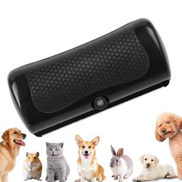 Щітка для собак та котів Protenmond Fellwunder - для підшерстка (чорна)