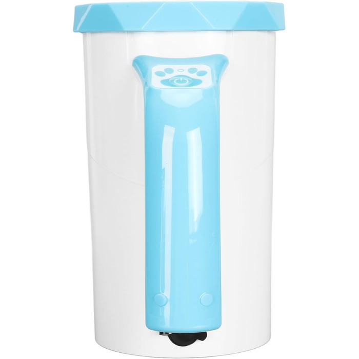 Автоматичний очищувач лап для собак середніх та великих порід – 2 режими очищення, м'яка силіконова щітка (Білий, Синій)