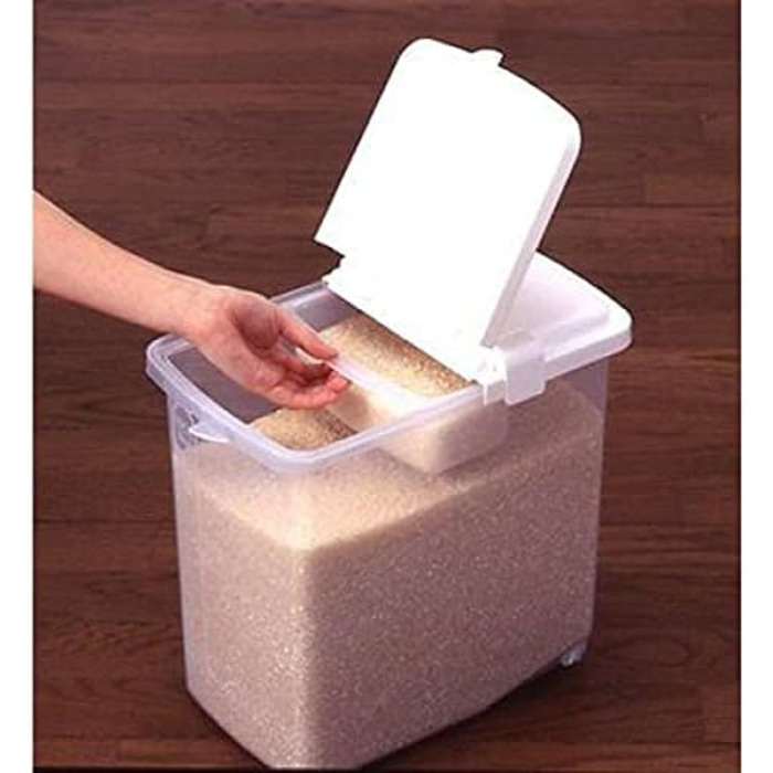 Контейнер для зберігання рису та корму для тварин JapanBargain, 5 кг, для сухого корму, корму для собак та котів