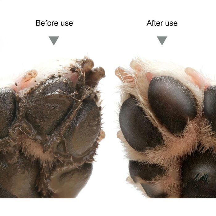 Очисник для лап собак з силікону, портативний, знімний, для пральної машини, з щіткою, Dome B.As Picture