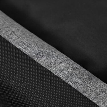 Крісло-ліжко для собак великих, середніх та малих порід - зручне ліжко для домашніх тварин - водонепроникне, розмір L, 92x73 см, графіт з чорним