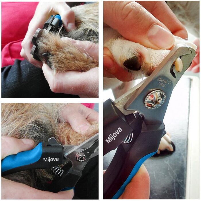 Професійний кусачки для собак та котів, безпечні кусачки для догляду за нігтями, блакитні