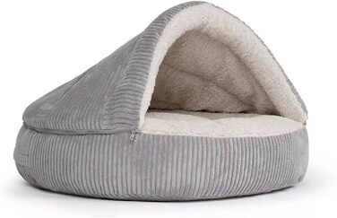 Будка для собак Cord Tion XL з віскоеластичною (віско) подушкою сірого кольору
