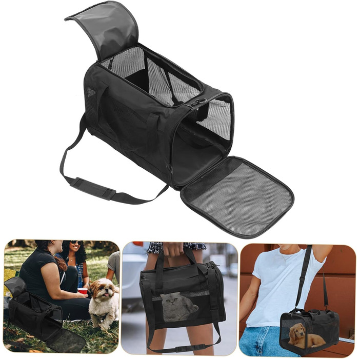 Транспортна сумка для котів Milisten, складана переноска для цуценят та дрібних тварин, дихаюча переноска для собак, аксесуари для тварин