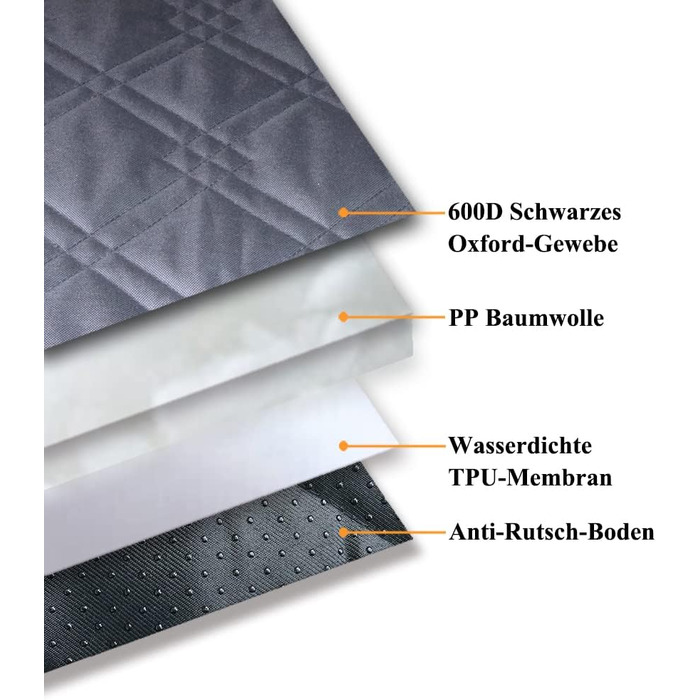 Захист для багажника автомобіля Paw Jamboree: килимок для собак, 201x134 см