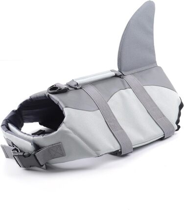 Рятувальний жилет для собак Hifrenchies у вигляді акули, розмір M (для Французького бульдога)