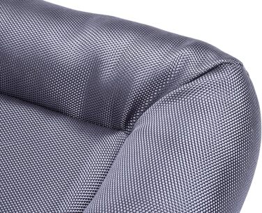 Матрац для собак Petface з memory foam, водовідштовхувальний, сірий, розмір 70 x 43 x 8 см