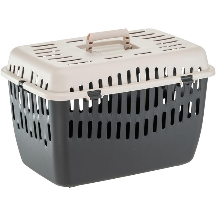 Переноска для котів та собак Ferplast Binny 2, переноска для тварин, для маленьких собак та котів до 8 кг, складаний ручка (48 x 32 x 33 см)