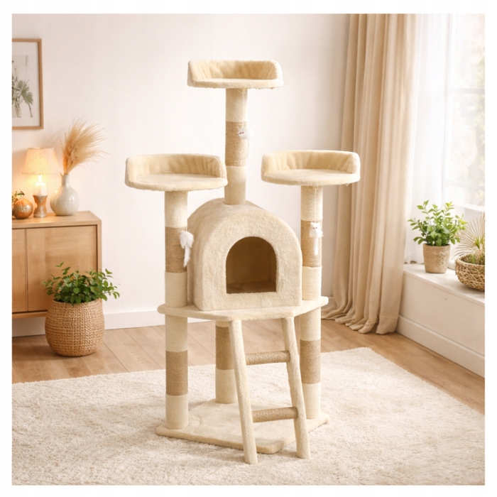 Високий когтеточка-вежа Homeek 101, 160 см