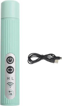 Шліфувальник для собачих кігтів | 3-ступеневий акумуляторний портативний шліфувальник з LED | Компактний шліфувальник для кігтів - для дорослих, сім'ї, друзів, жінок та чоловіків (зелений)