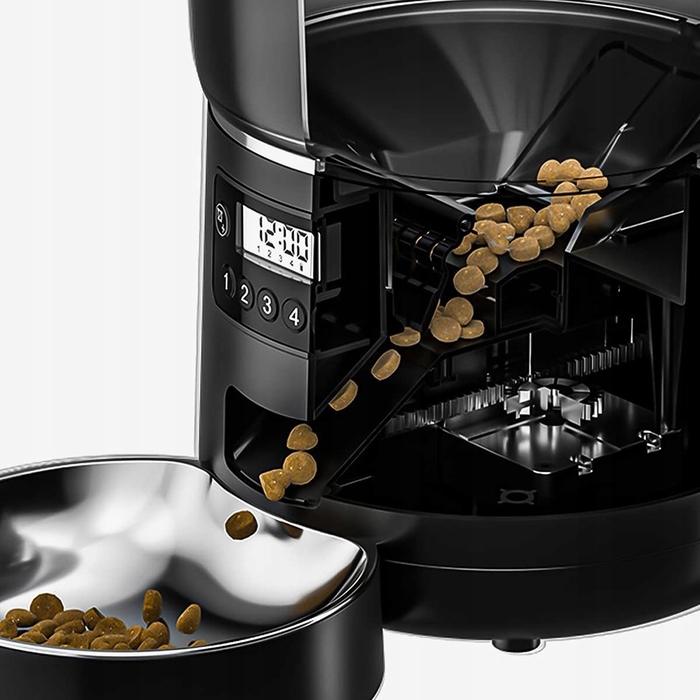 Автоматичний годувальник для котів та собак, дозатор корму 4л