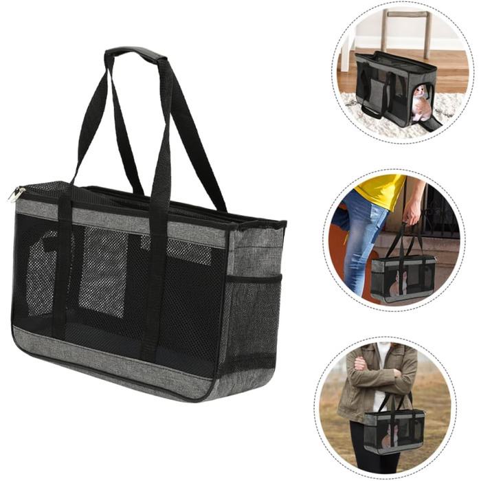 Транспортна сумка для котів HAPINARY, складана переноска для тварин, дихаюча переноска для котів, простора переноска для комфорту вашого улюбленця
