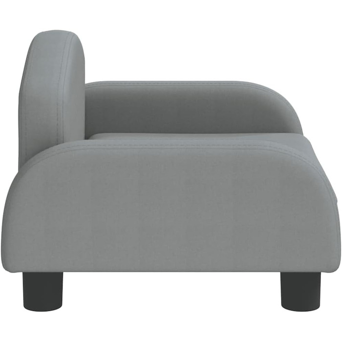 Крісло-ліжко для собак, м'яке лежанка для тварин, лежанка для маленьких собак та котів, сірий колір, 50 x 40 x 30 см