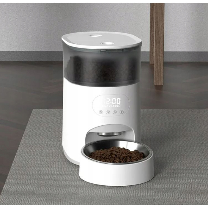 Автоматичний годувальник для тварин, пластиковий дозатор корму, 6 мл