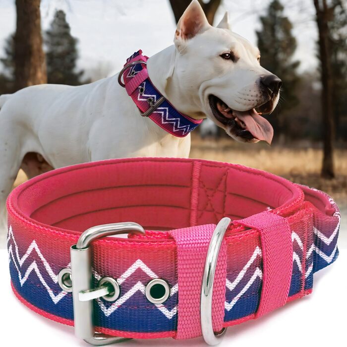 Нашийник Kontroll Premium NeckShield для собак - 5 см, з посиленим амортизуючим вкладишем, сертифікована безпека SGS, захист для великих та дуже великих собак, зелений (58-66 см, Zuckerwelle)