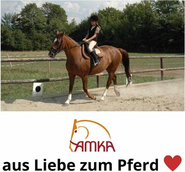 Шолом Amka Anti-Rutsch для їзди верхи: підкова Dressur з антиковзким покриттям