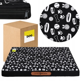 Матрац для собак Dogguru, білий, 100 x 70 см