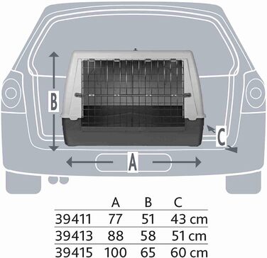Trixie TX-39415 транспортний бокс Journey для тварин, розмір L
