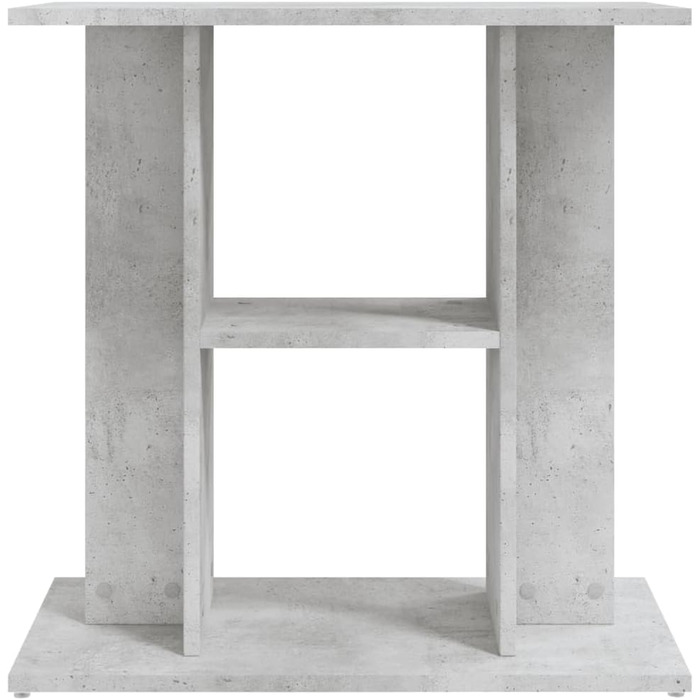 vidaXL підставка для акваріума, бетонно-сіра, 60x30x60 см, ДСП