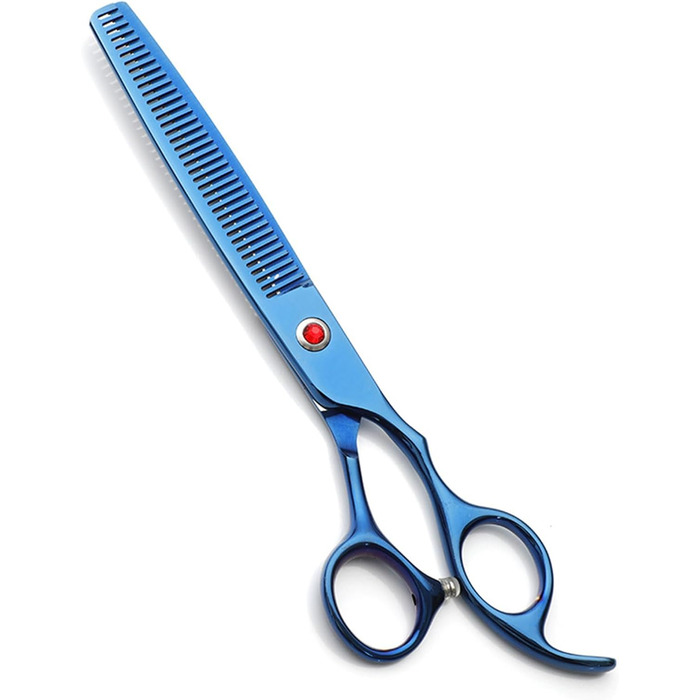 Набір для грумінгу собак та котів, професійний 5-в-1, з витончувальним ножем, вигнутими та прямими ножицями, гребінцем, нержавіюча сталь 440C