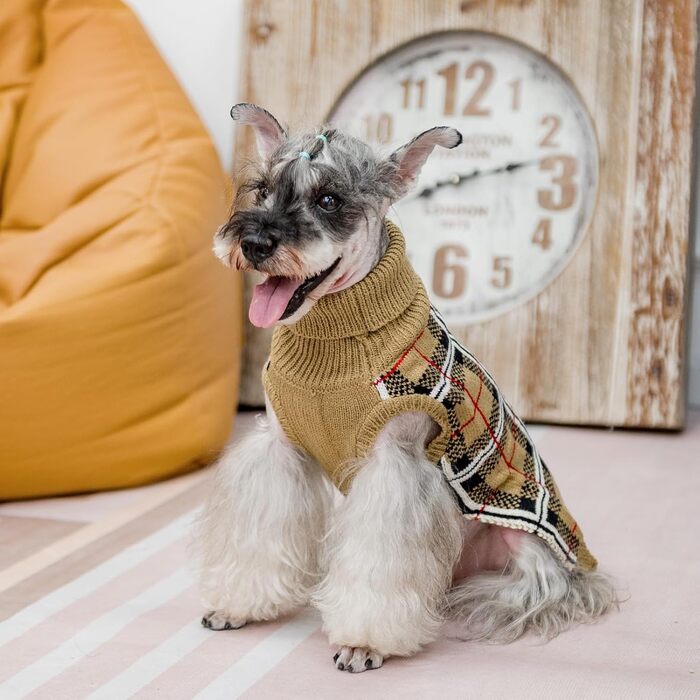 Пуловери для собак PUPTECK: теплі, класичні, з візерунком для великих, середніх та маленьких собак
