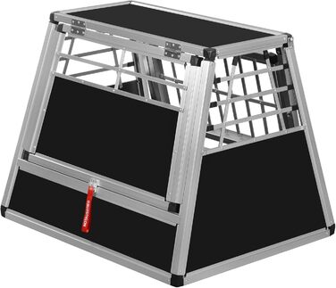 Транспортний бокс Transportbox N36 для собак, алюміній, 70x86x68 см, з аварійним виходом