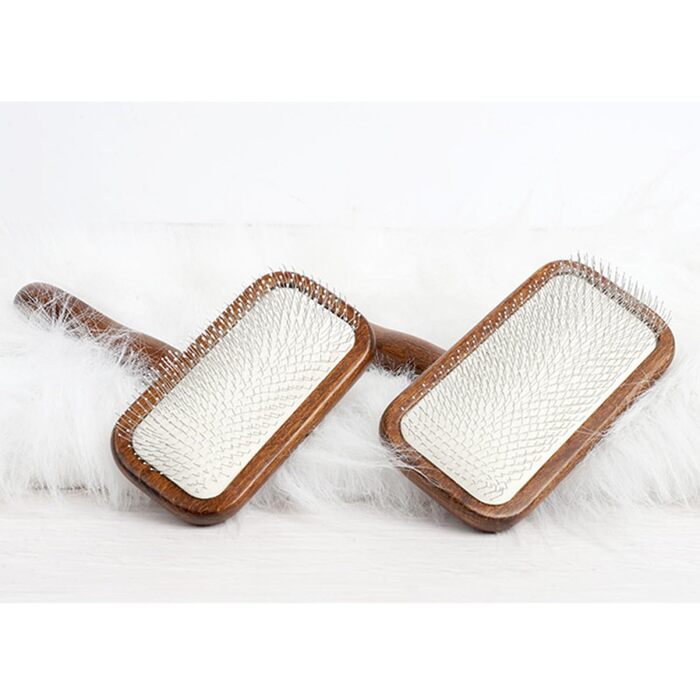 Гребінець для тварин з неслизькою ручкою: для котів та собак, масажний, для довгошерстих