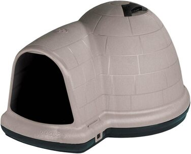 Будка для собак Petmate Indigo з Microban, чорна, піна, середня/велика, 43,8x30,5x25,8 см