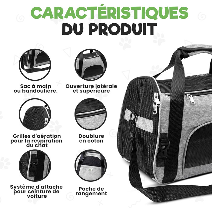 Транспортна сумка для котів та собак, складана переноска, переноска для котів та собак, кошик для котів. Інтелектуальна переноска.