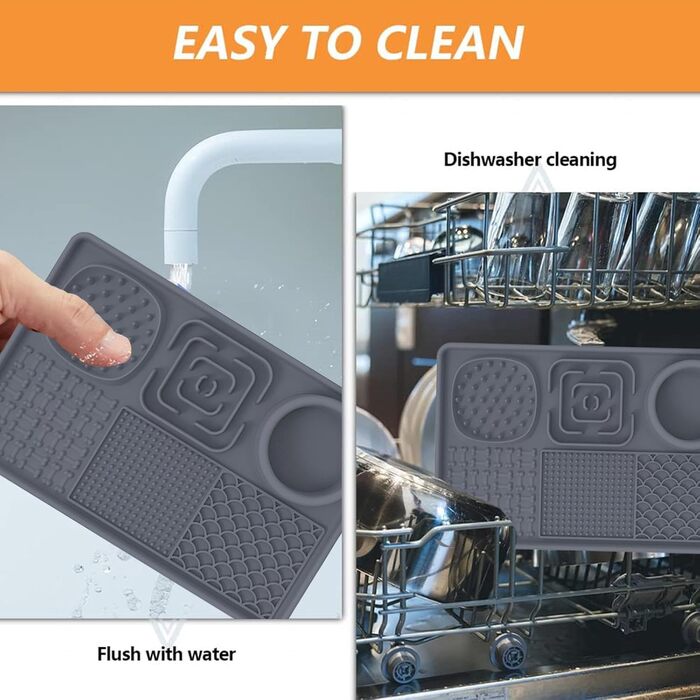 Килимок для собак Leckmatte, силіконовий, антиковзкий, для грумінгу та тренувань (Blue)