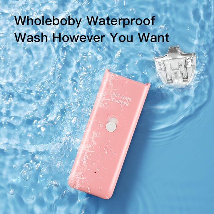 Професійна машинка для стрижки собак та котів, акумуляторна, бездротова, набір лез (3 шт.)