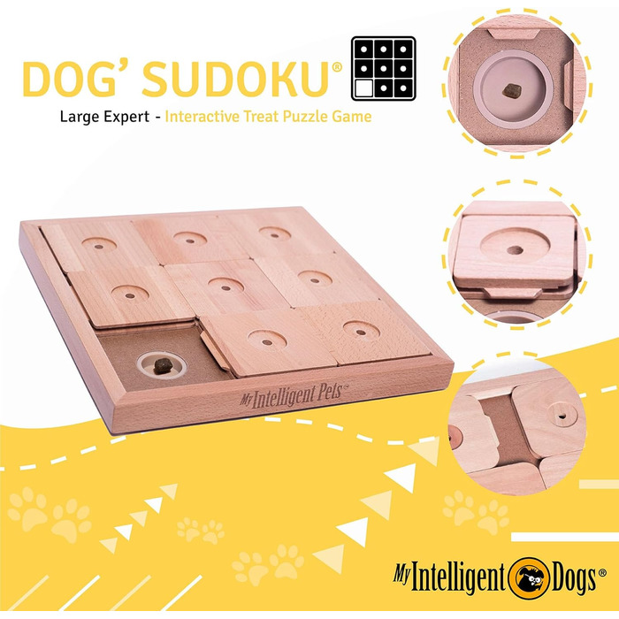 Інтерактивна іграшка для собак My Intelligent Dogs Sudoku Expert Classic – розвиваюча гра-головоломка для великих порід