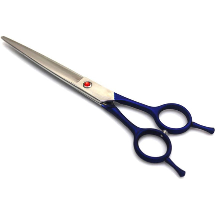 Професійні ножиці для грумінгу собак, 7,5 дюймів, прямі, преміум-сталь, для котів та маленьких собак, для стрижки та догляду, рожеві