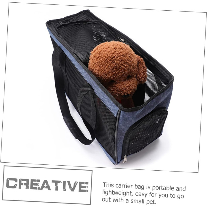 Транспортна сумка для кота/собаки Yardwe: дихаюча, з Oxford тканини, складана, з плечовим ремінцем