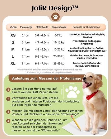 Чоботи для собак: захист подушечок лап, водонепроникні, зручні, дихаючі, неслизькі, легкі в догляді. Ідеальні для літа та зими (колір: коричневий, розмір: XS)