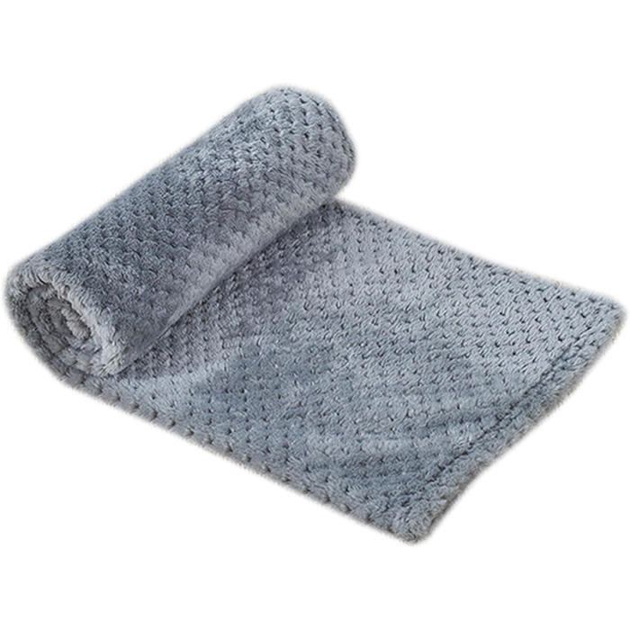 М'яка ковдра для собак та котів, 2 шт., 76x52 см (Сірий)