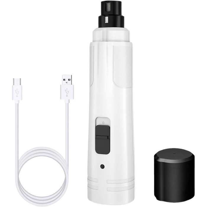 Шліфувальник для нігтів домашніх тварин з підсвічуванням, 2/6 швидкостей, інструмент для грумінгу, зручний для початківців (Weiďą)