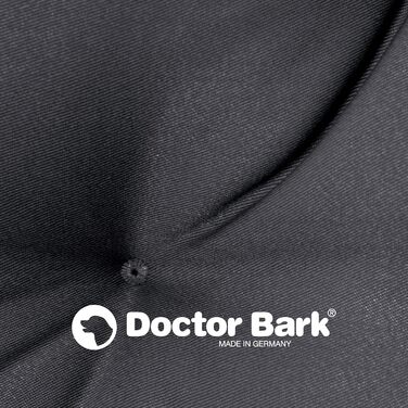Ортопедична подушка для собак Doctor Bark, 60x55 см, сіра, 95°C, міцна та зручна
