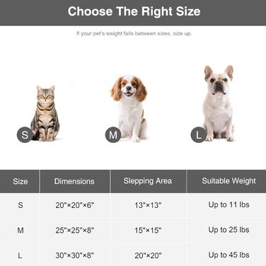 Кругле ліжко для котів та маленьких собак Love's Cabin, 50.8 см, оливковий колір, водонепроникне, миється