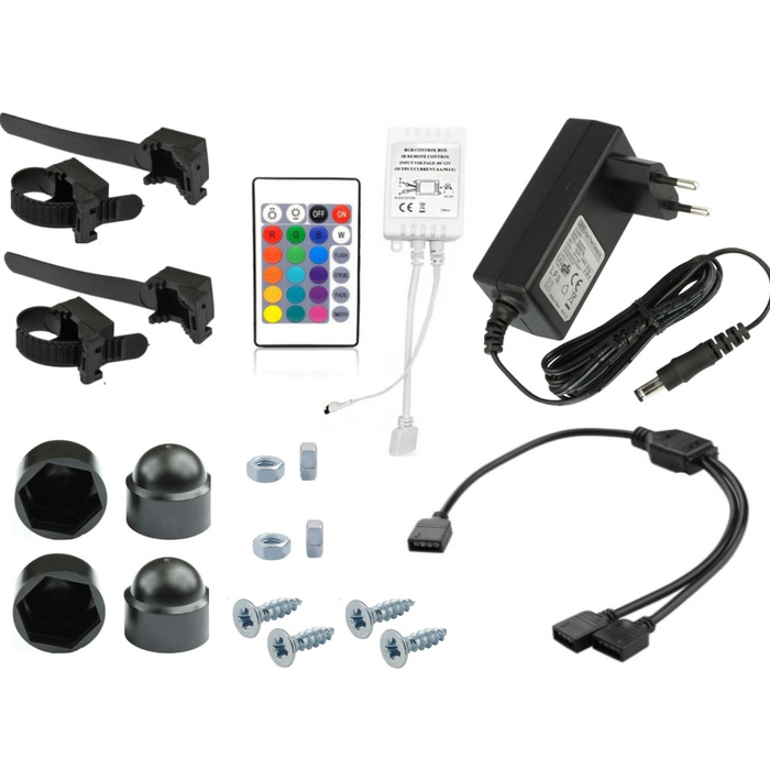 Світлодіодний світильник LUMI FLORA для акваріума, набір 2x50см, LED 5730 RGB