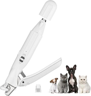 Машинка для стрижки собак Leise, 4 в 1: стрижка тіла, обрізка подушечок, догляд за очима та вухами. Ідеально для собак та котів. (2 в 1 комплект)