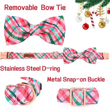 Нашийник для собак з метеликом Unique Style Paws, регульований, рожевий, сітка, для собак та котів (M, 1 шт.)