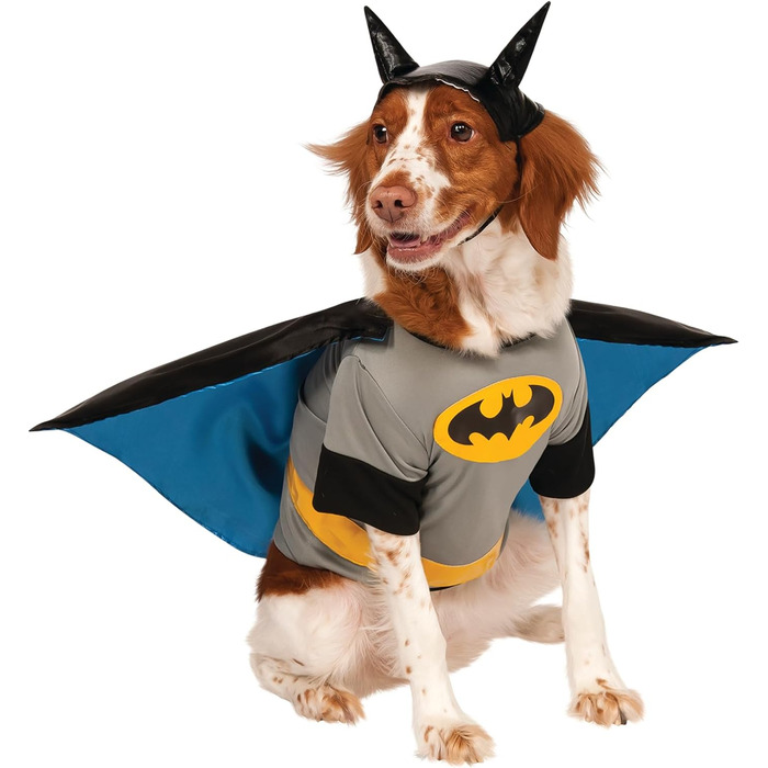 Костюм Бетмена DC Rubie's для великих собак, XXXL, рожевий з паєтками, 96.5x89 см