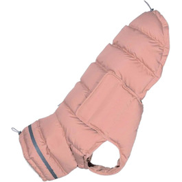 Зимові куртки для собак, тепла зимова куртка для великих собак, рожевий колір