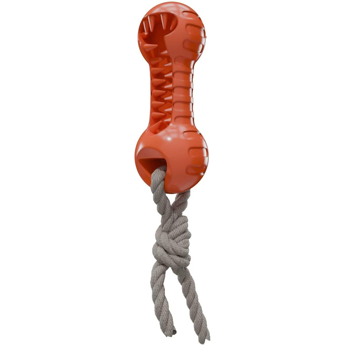 BENNO® Крісло-лежанка для собак BALU 70x70x16 см, у формі пончика, м'яке ліжко з поліестеру з поліпропіленовим наповнювачем, можна прати, неслизьке дно, з іграшкою-кісткою, антрацит