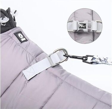 Водонепроникний зимовий теплий наряд для собак, куртка для собак, костюм від снігу (2XL)