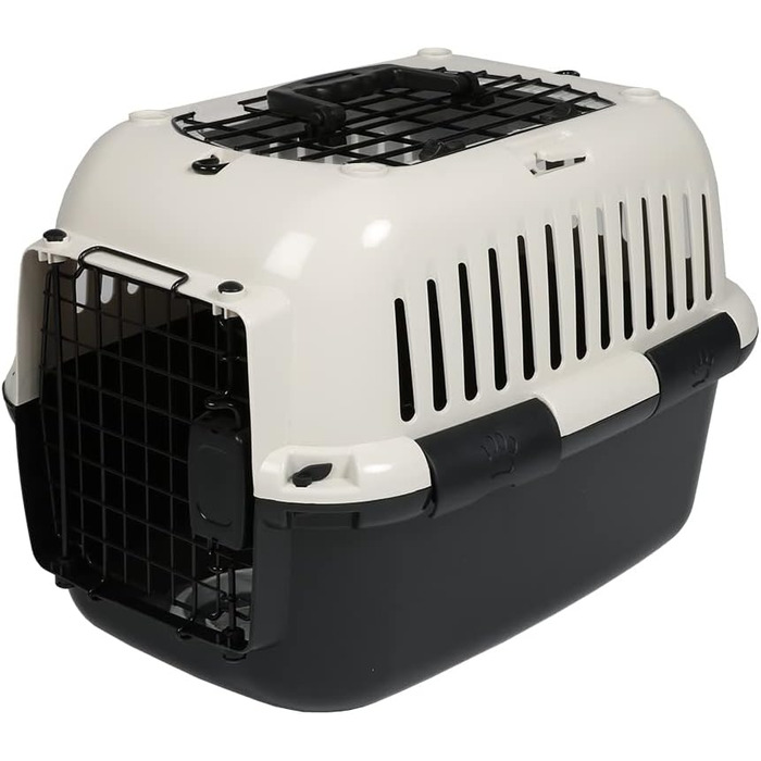 Переноска для котів Ebi Adventurer 50 мл, біла, 49x32x32 см, до 10 кг